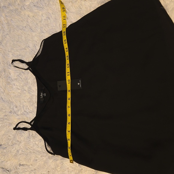 NWT Sweet Fling Black Mesh Tank Top  Size Small - Picture 5 of 12